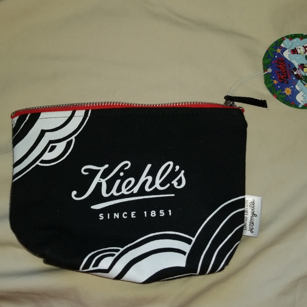 Kiehl's cosmetic pouch